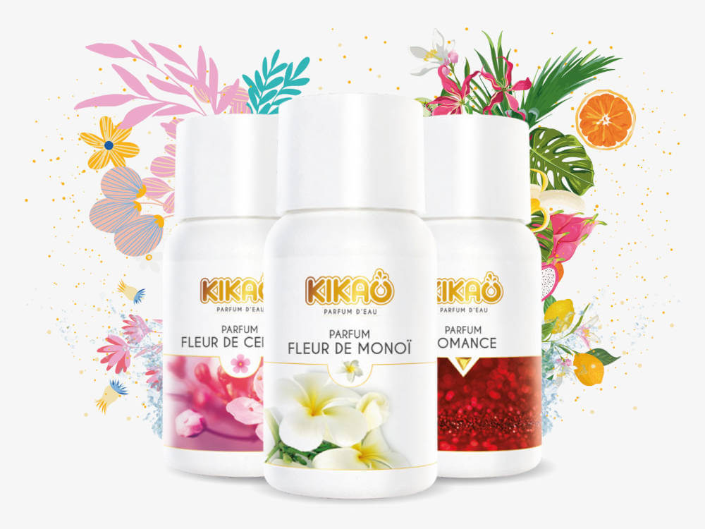 Parfums Kikao chez Décors Jardins, disponibles sur stock